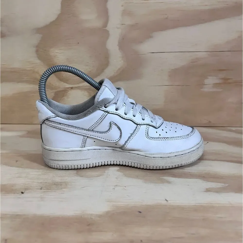 Nike -Air Force 1 (GS) -Sneakers -White - Kids Little Unisex - 1.5Y -314192-117
